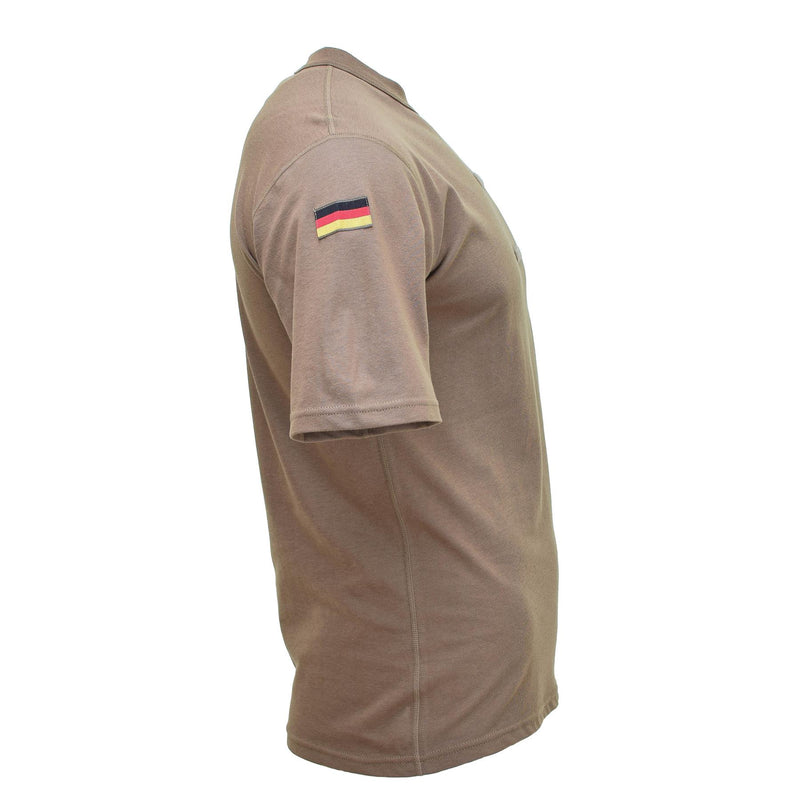 Leo Kohler T-shirt militari Truppe dell'esercito uniforme strato di base in biancheria intima kaki