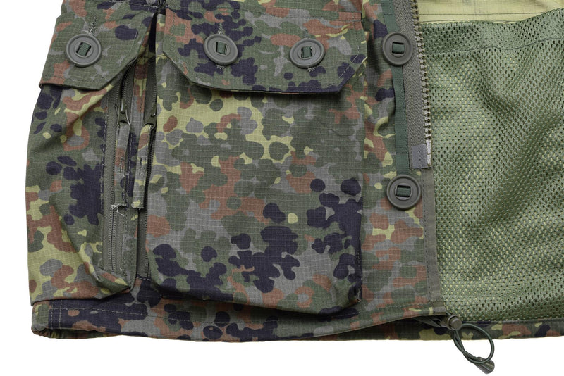 Tacgear Brand Military Style Commando Smock Giacca a Zip Full-Zip Ripstop Flecktran