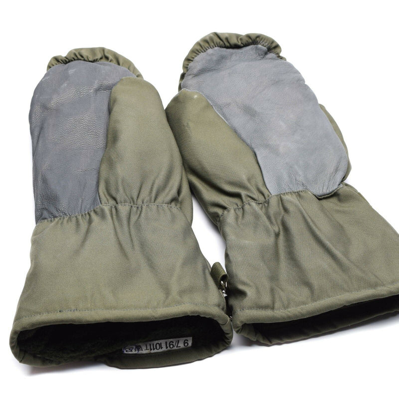 Original esercito tedesco oliva grigio camo mittens bw militare combattimento guanti