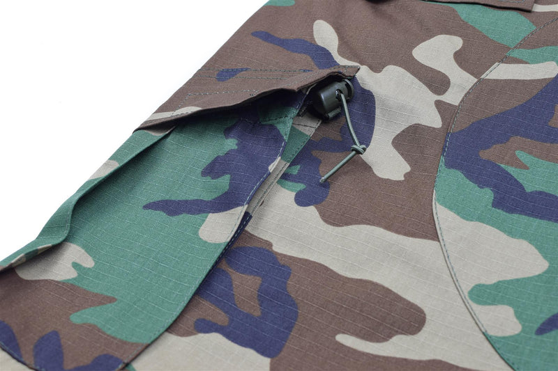 MIL-TEC Brand USA USA MILITALE WOODLAND CAMO RIPSTOP SOLDATI BDU BDU