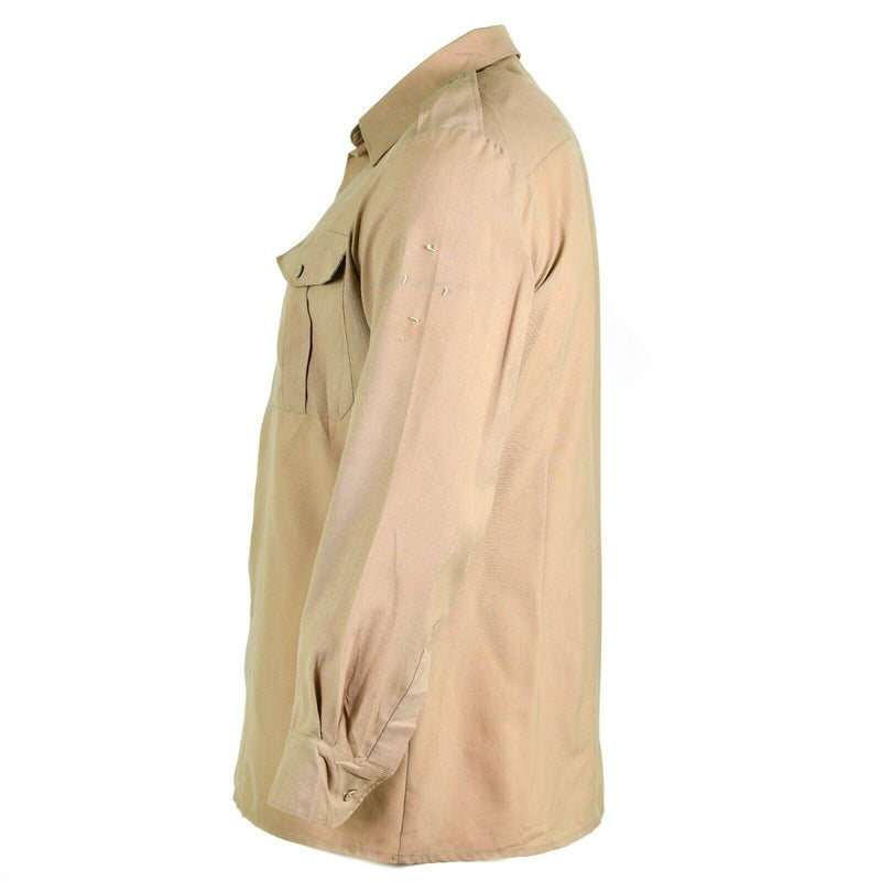 Autentica camicia dell'esercito francese fatica morta b