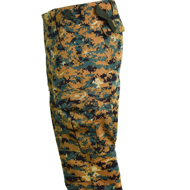 Guine Guinee Bissau Pantaloni dell'esercito RIPSTOP Digital Savana Camo Problema militare nuovo