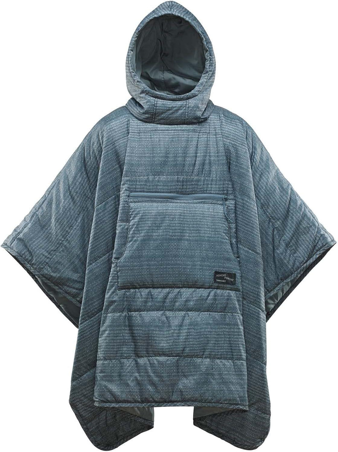 Coperta da campeggio isolata Therm-a-Rest Honcho Poncho resistente all'acqua nera