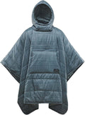 Coperta da campeggio isolata Therm-a-Rest Honcho Poncho resistente all'acqua nera