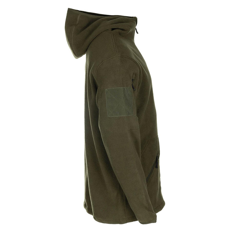 MFH in stile militare con cappuccio con cappuccio olivo con cappuccio tattico dell'esercito pieno zip escursionismo nuovo