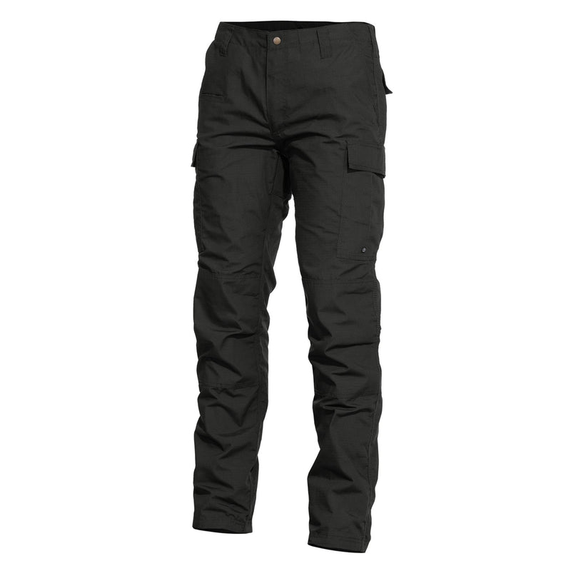 Pentagono BDU 2.0 pantaloni da combattimento CARICO ginocchia di sedile rinforzate con zip mosca ripstop nero