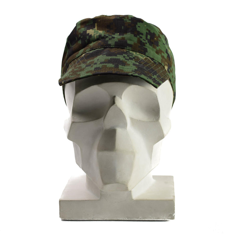 Guinea Guinea Bissau Army Cap RIPSTOP JUNGLE CAMOUFFAGE IMMIBILE MILITARIO NUOVO
