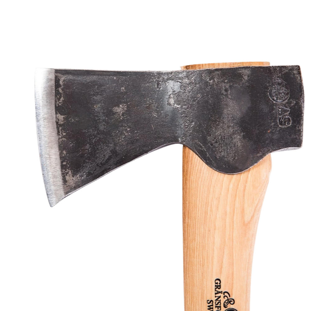 Set regalo con fodero in pelle per ascia da foresta piccola Gränsfors