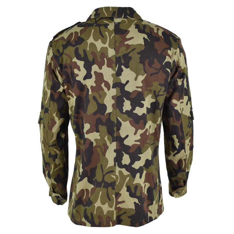 Giacca da campo originale delle truppe rumene M93 Camo Leaf Bdu Parka Military Issue