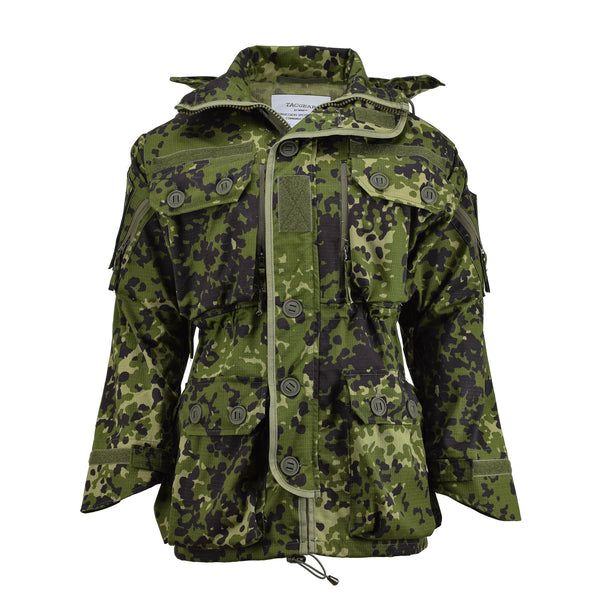 Tacgear Brand Danish MILITAL SMOK GIACCA RIPSTOP COMMANDO M84 CAMOUFFAGE
