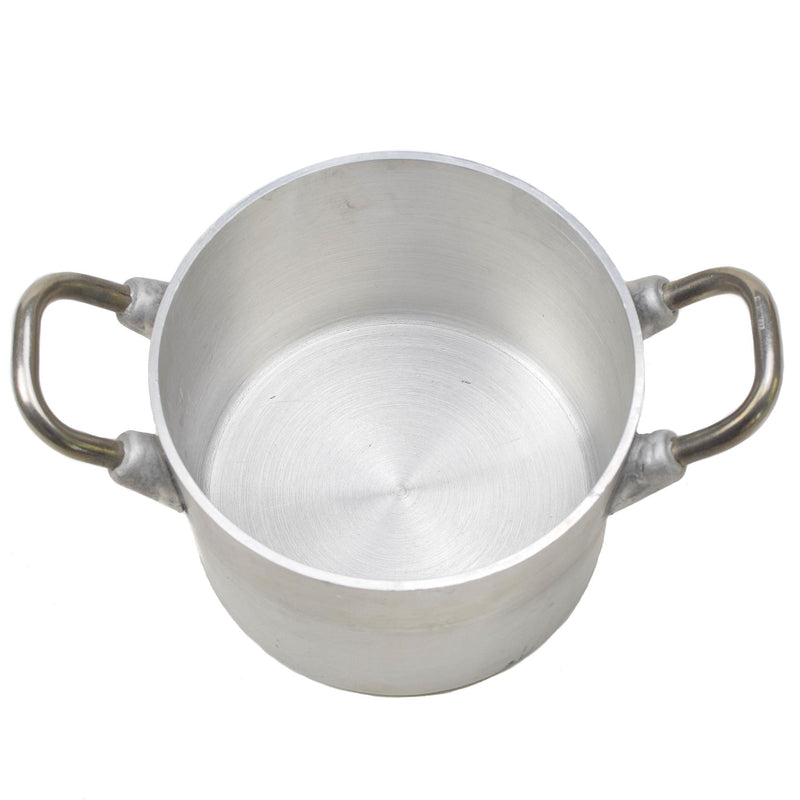 Originale tedesco in alluminio militare tedesco 2liters pot coperchio escursionismo bw mess kit nuovo