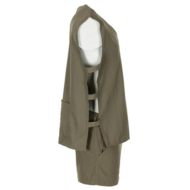 Shirt olivo con manica di olivastrai militari francese originale Nuovo leggero tattico