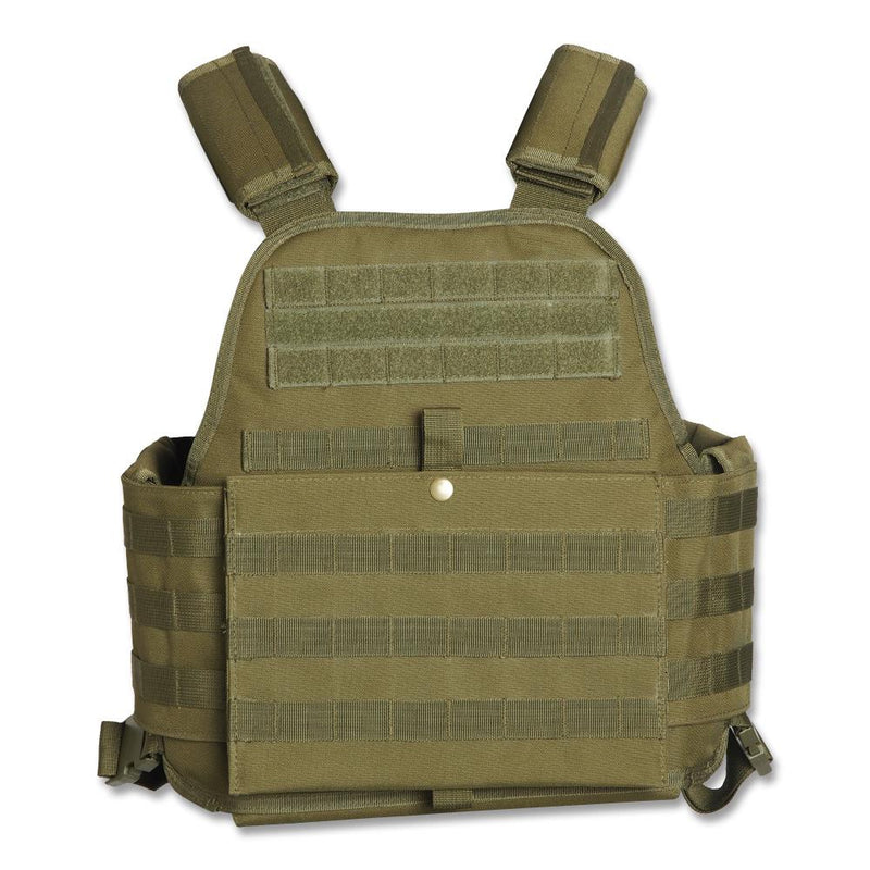 MIL-TEC Plate Military Carrier Tattico Combatti di combattimento Armatura MOLLE Sistema Oliva