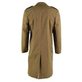 Trenchcoat formale originale dell'esercito olandese marrone cappotto da ufficiale militare in surplus NUOVO