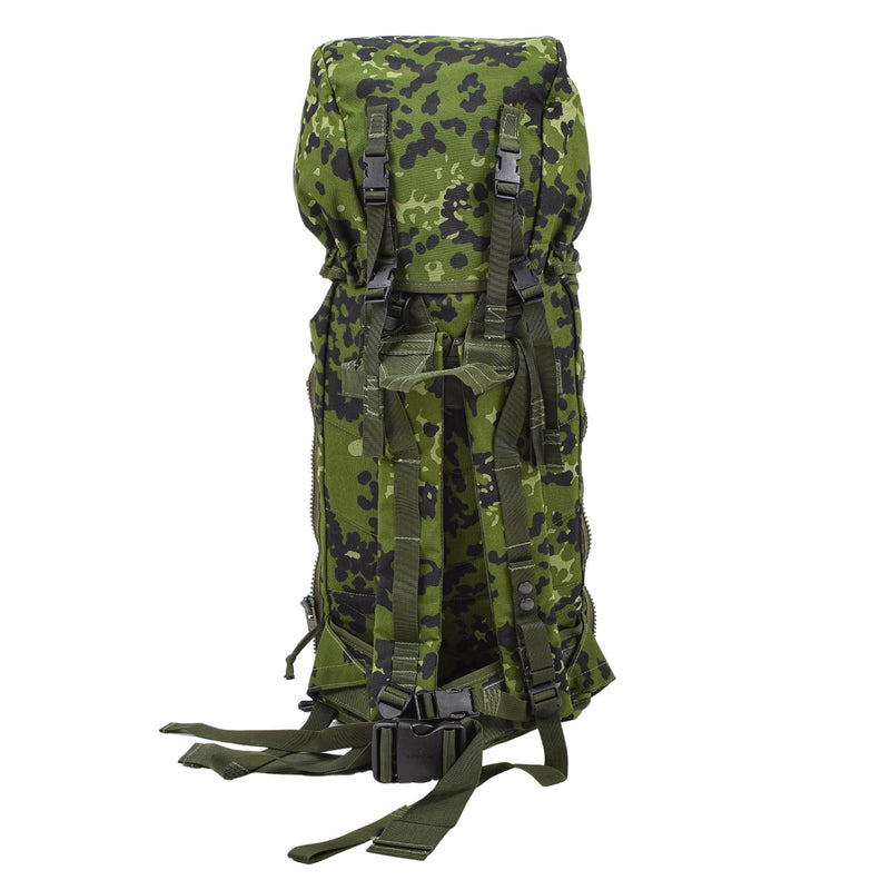 Lo zaino militare danese originale M96 CAMO 50L TATTICAL BACKPACK BASS NUOVO