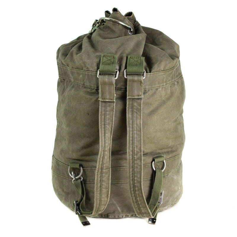 Guido sacco di mare dell'esercito tedesco BASSO DUFFEL W Spallini Grande zaino con blocco Large W