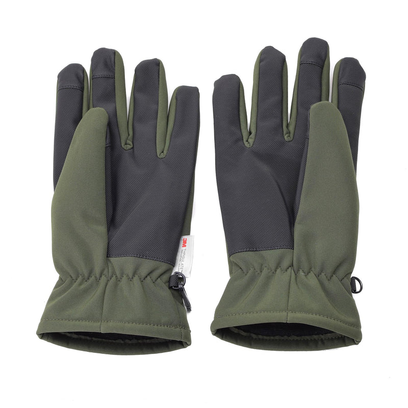 Guanti Mil-TEC SoftShell Thinsulate ™ rivestimento olivo inverno maschi OD Green militare