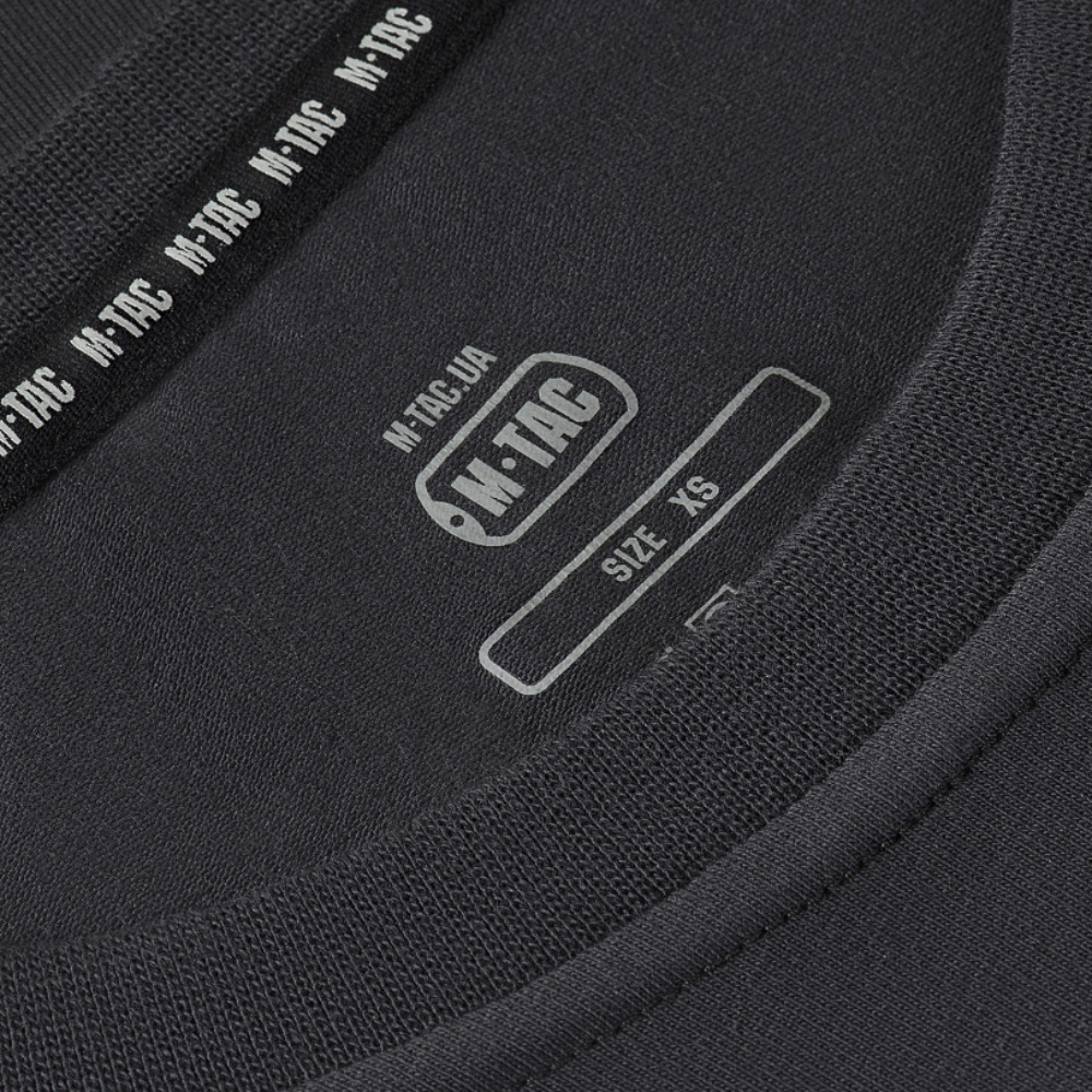 T-shirt estiva M-TAC 93/7 in cotone elasticizzato leggero manica corta grigio scuro