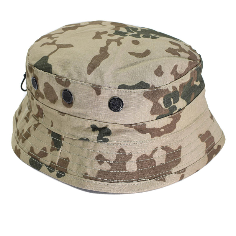 Tacgear Brand German Army Style German Boonie Hat Desert Flecktran Camo Ripstop