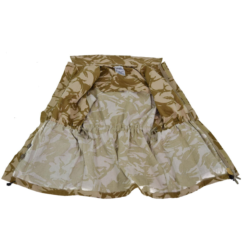 Giacca dell'esercito britannico originale Desert Desert Camo Ripstop Parka Military Nuovo