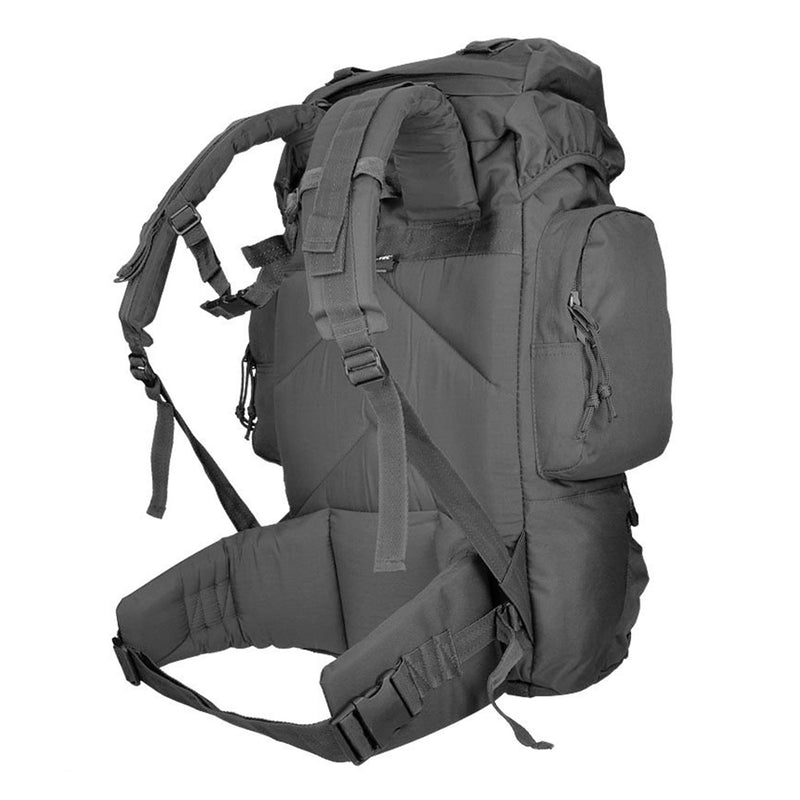 Mil-TEC Commando Rucksack durevole da 55 litri Waterproof Cover Black Black