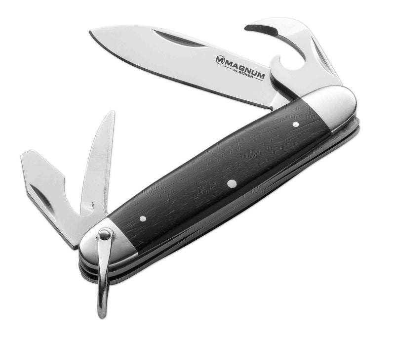 BOKER CLASSIC ACCIAIO CHIFICA PICCATO CHIFE MULTI-TOOL ROSEWOOD HEGNO 440A Acciaio