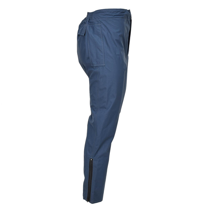 Pantaloni British Air Force originali British Air Force Waterproof Blue Wet Weather Pants