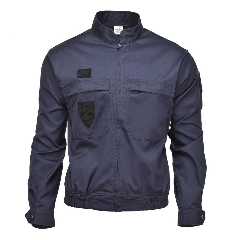 Guida vera e propria giacca di polizia militare francese Blu Solid RIPSTOP MP Shirts Nuovi