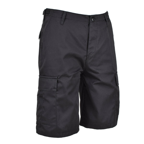 Truppe di stile militare del marchio Mil-Tec Bermuda Combatti Shorts Army Shorts Black