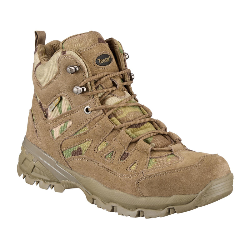 Stivali con zippato con zipping di teesar Squad Multicam Calzatura da combattimento da trekking da combattimento
