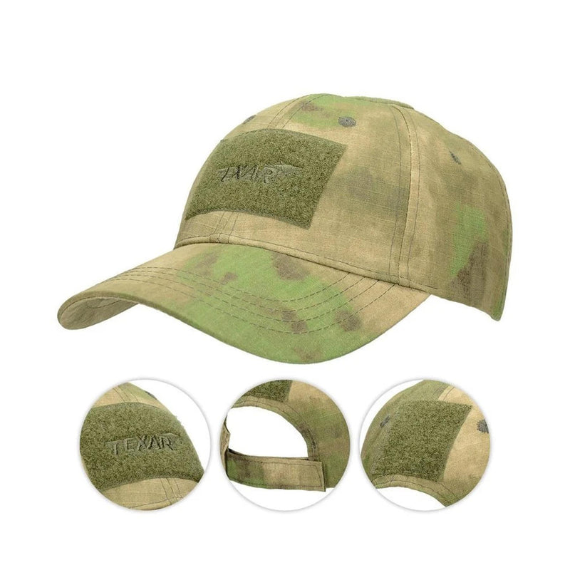 TEXAR TATTICAL BASBALL CAP BASEBALE RIPSTOP Field Combat Summer Testa