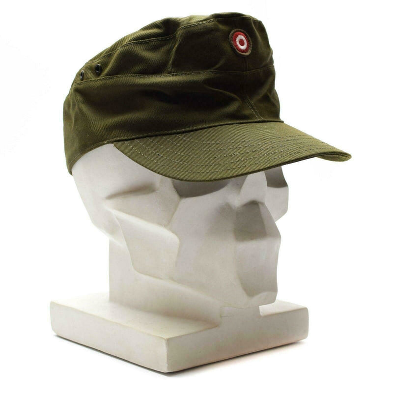 Autentiche truppe militari austriache Field Cap Cap Olive OD Austria Cappello da combattimento