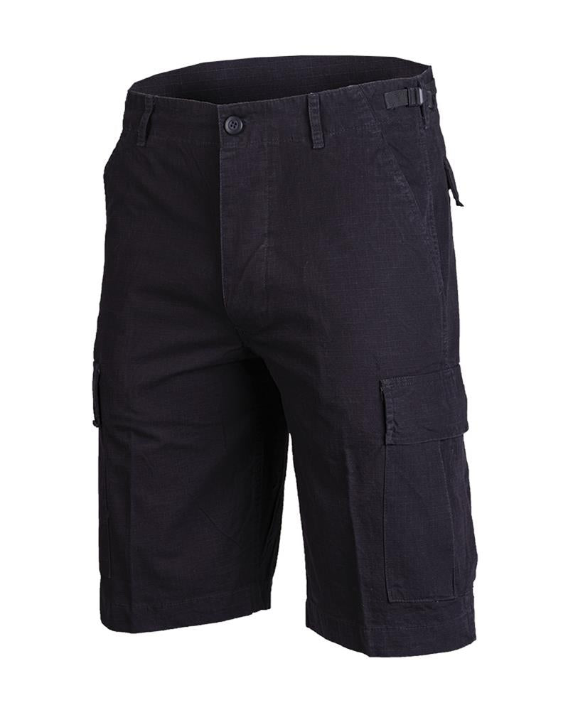 MIL-TEC Brand U.S. stile militare nero prelavinata le bermuda leggero di Bermuda