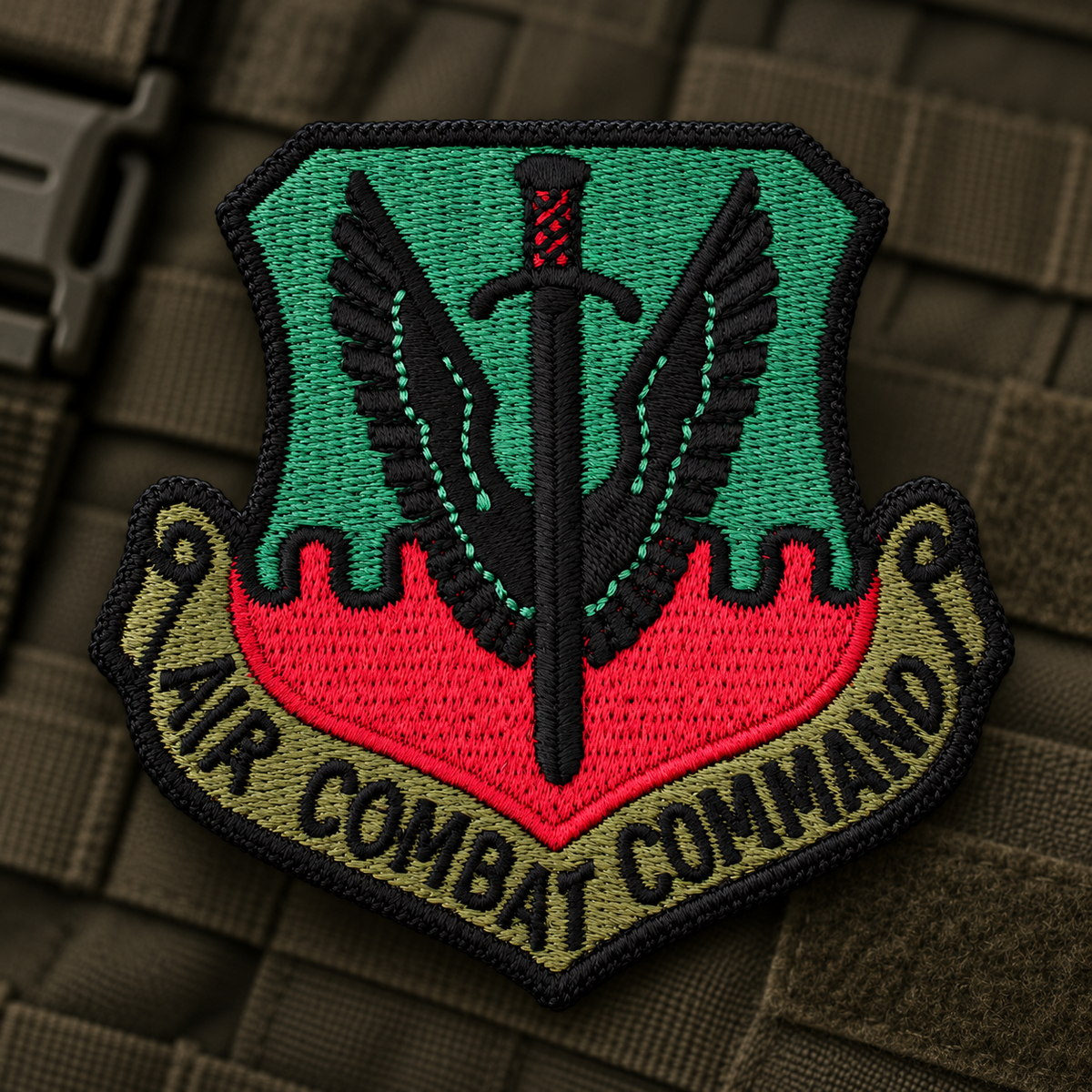 Patch di comando di combattimento aereo ACC originale dell'aeronautica americana USAF eccedenza militare