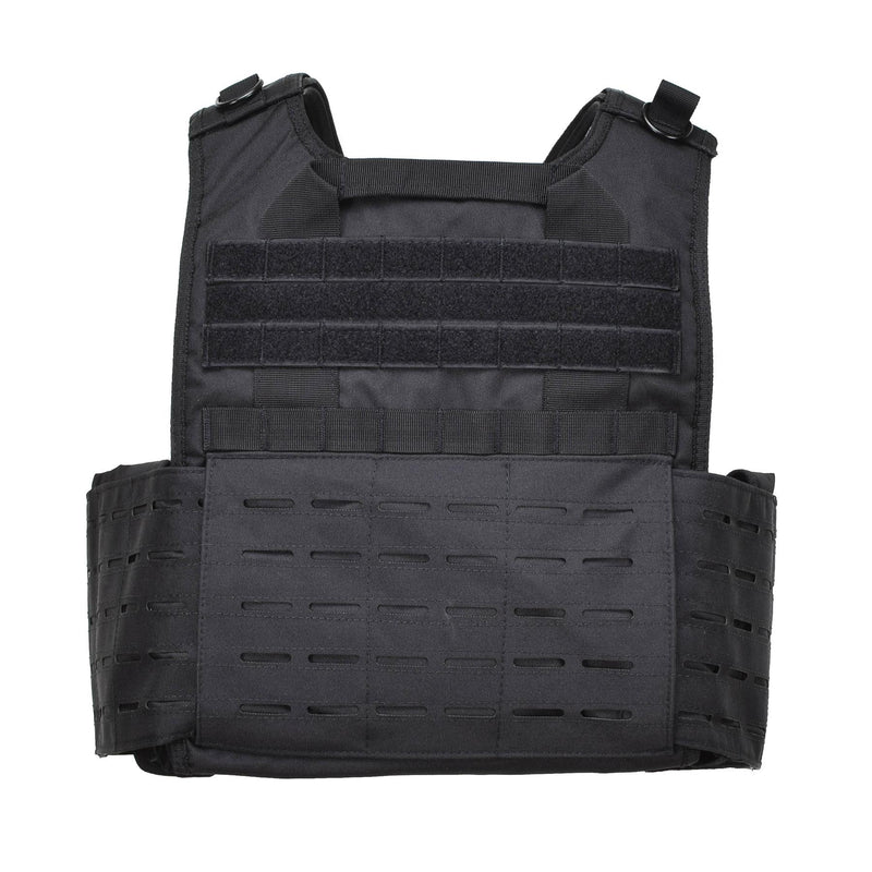 Mil-TEC Laser Cut Tactical Combat Plate Carrier Giurre militare MOLLE compattabile Nero compattabile