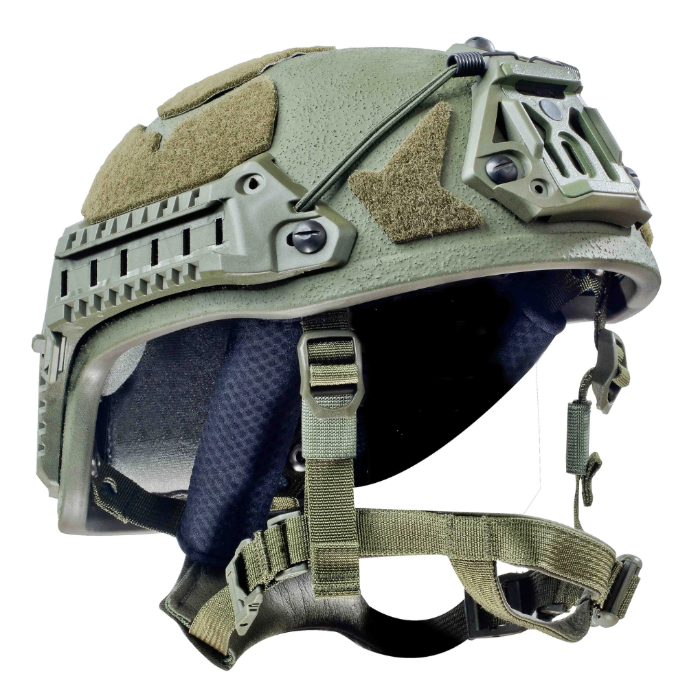 Šestan-Busch BK-ACH-HC Casco balistico moderno Taglio alto Livello IIIA Guide laterali