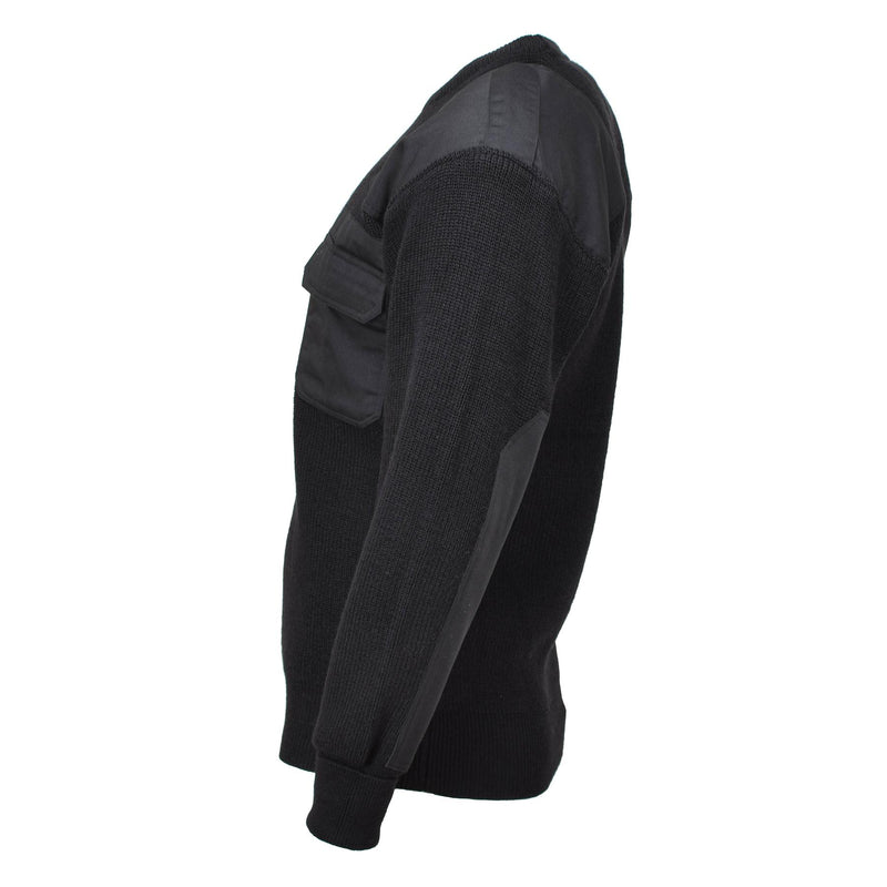 MFH Brand Sweater Commando Commando Jumper Rib Wool Rinforzato Pullover Rinforzato Nuovo