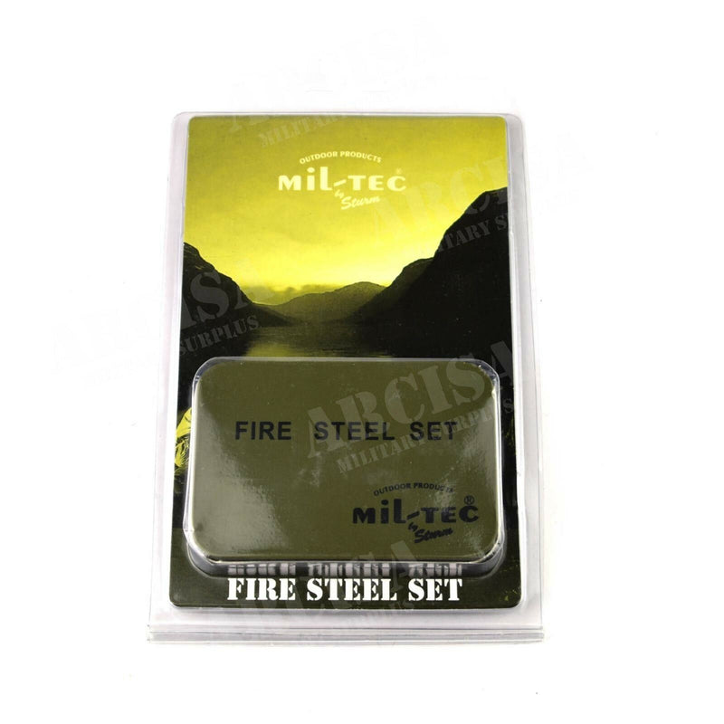 Kit di avviamento antincendio MIL-TEC originale Sopravvive al set di acciaio antincendio di alta qualità in scatola