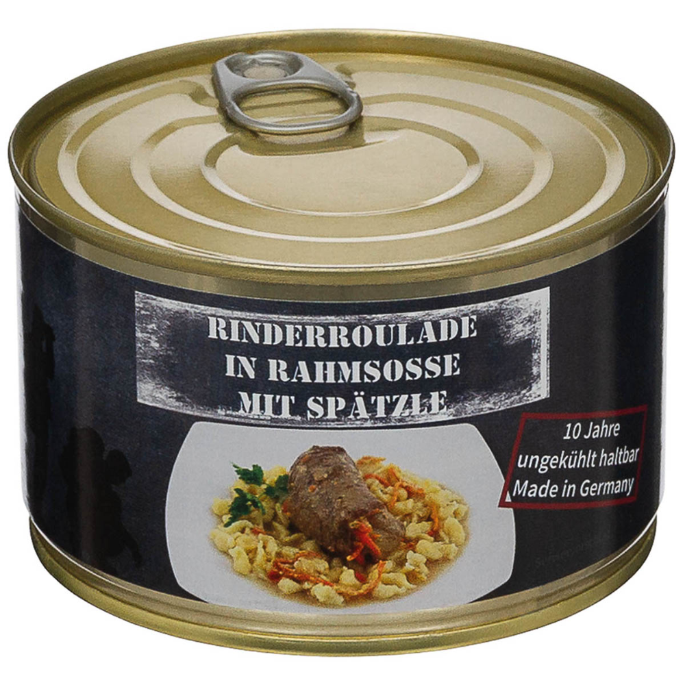 MFH Noodles Involtini Di Manzo Pasto In Scatola 400 G Cibo Di Emergenza A Lunga Durata Germania