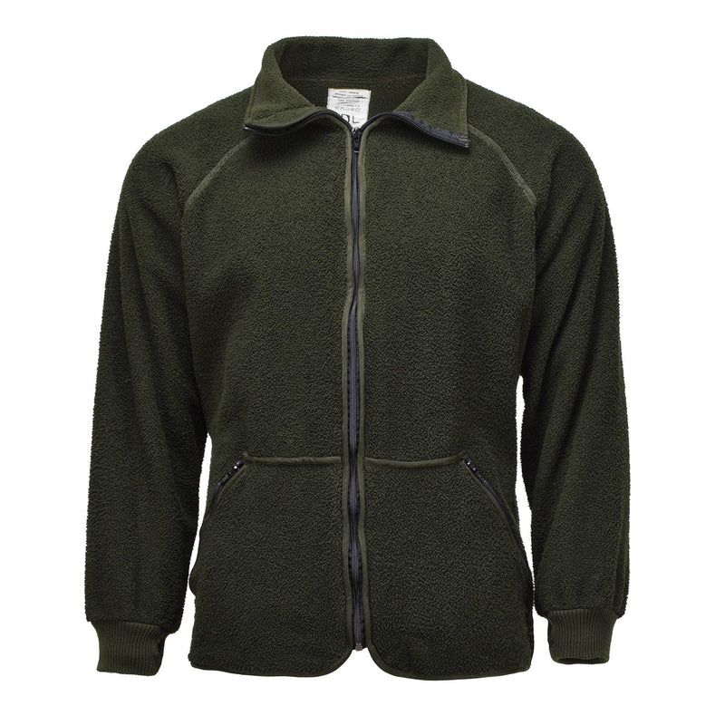 Giacca in pile militare olandese originale caldo morbido caldo termico clima sportivo