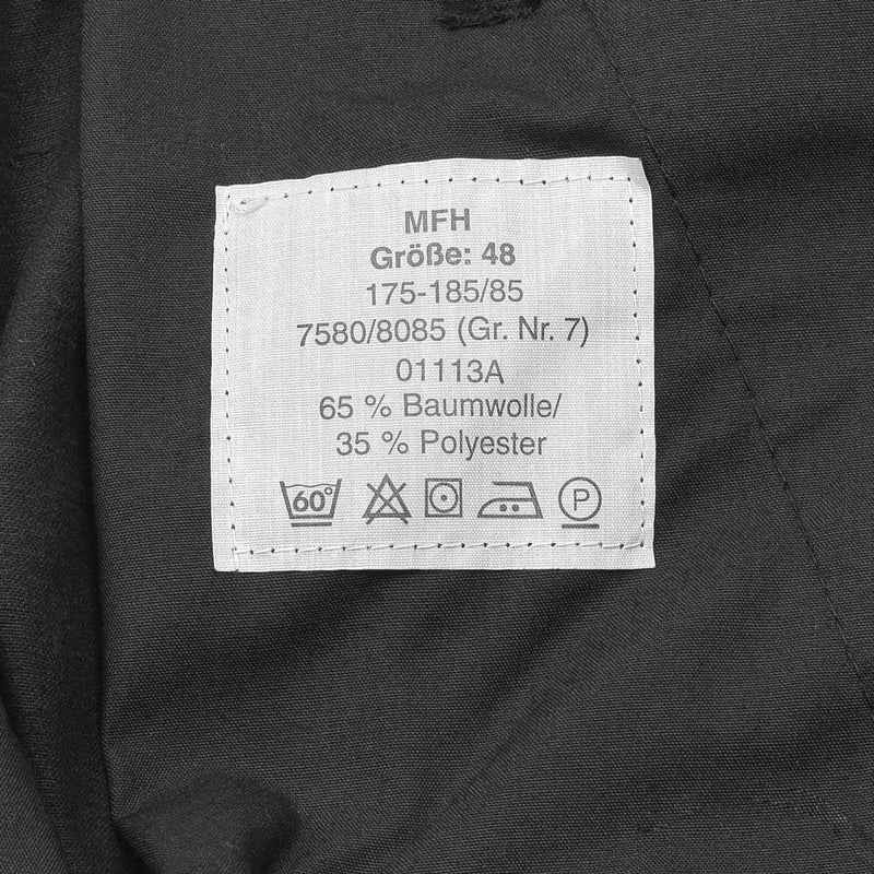 Pantaloni cargo bdu in stile tedesco bdu neri da combattimento durevoli uniformi classici pantaloni