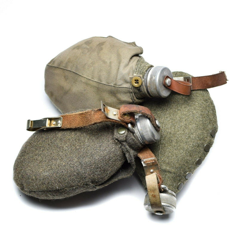 WWII Originale Svezia Svezia Armata Bere bottiglia d'acqua Manta militare
