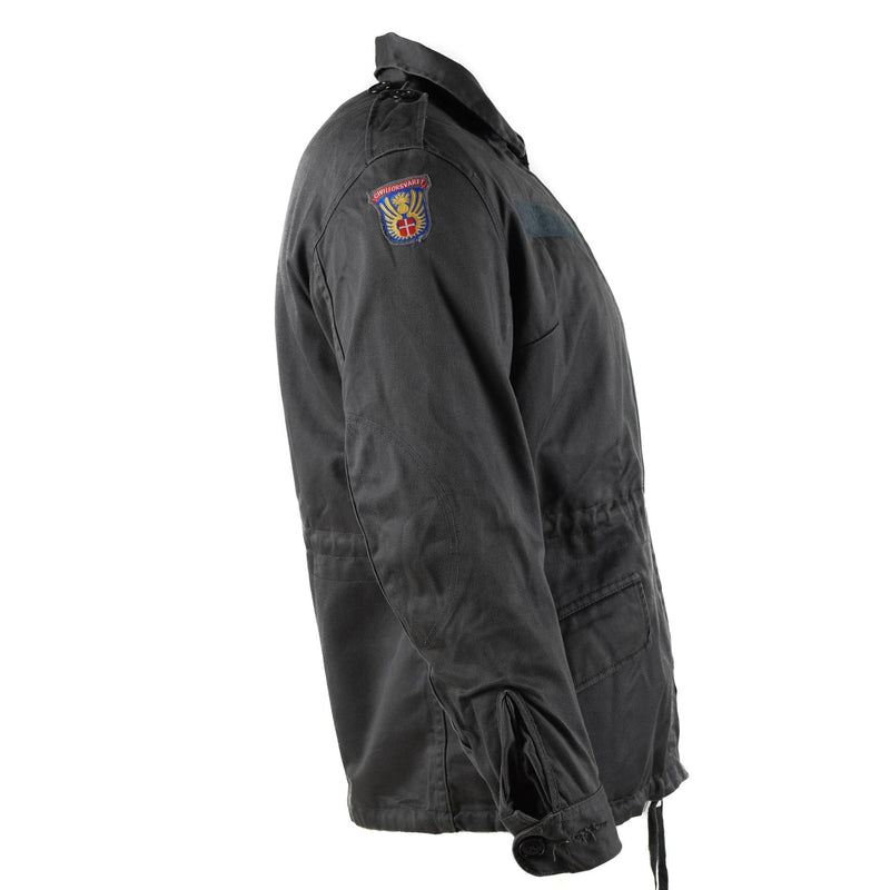 Giacca dell'esercito danese originale M71 Short taglio Danimarca surplus di campo grigio militare