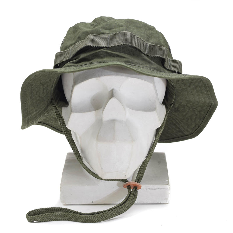 Mil-Tec Brand Military Style Ripstop Olive Boonie Cappello Lightweight Camping Cap