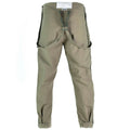 Sovrapantaloni impermeabili con bretelle originali Gore-Tex dell'esercito austriaco in eccedenza oliva OD