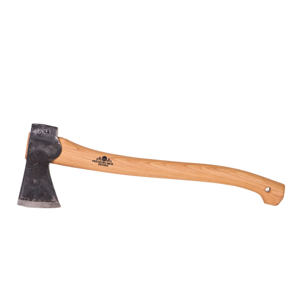 Set regalo con fodero in pelle per ascia da foresta piccola Gränsfors