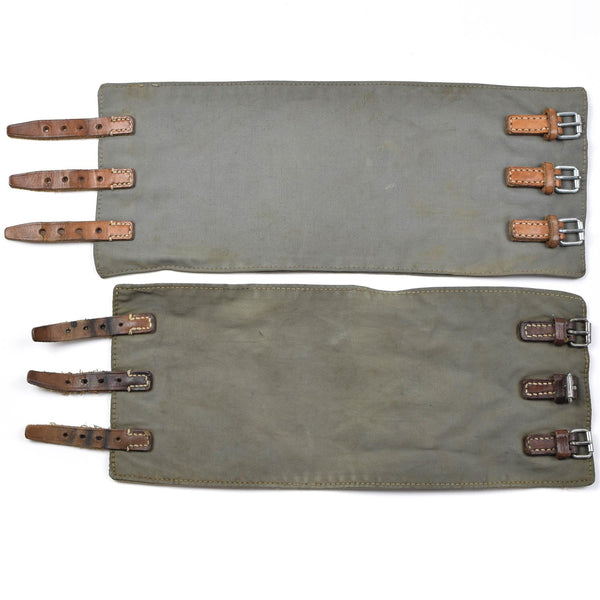 Ghette di gambe M58 dell'esercito austriaco originale. Gigoter in surplus militare vintage
