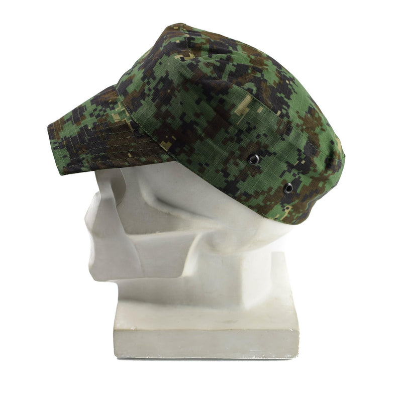 Guinea Guinea Bissau Army Cap RIPSTOP JUNGLE CAMOUFFAGE IMMIBILE MILITARIO NUOVO