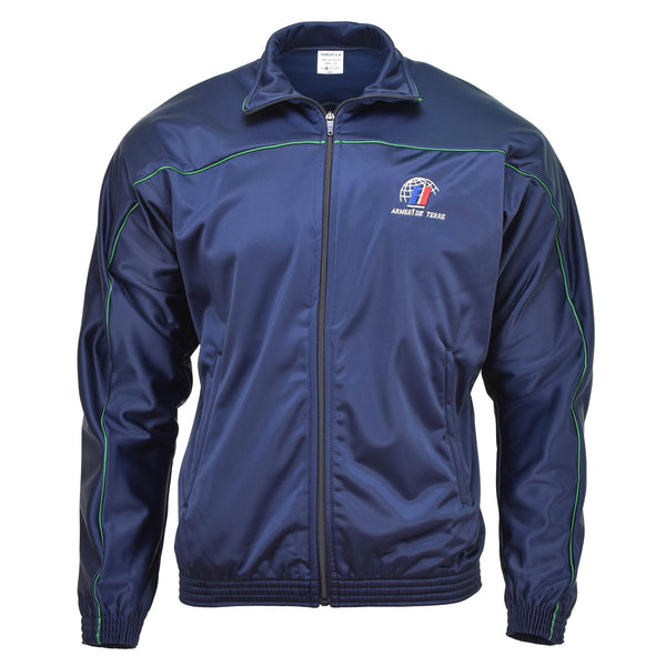 Giacca sportiva per tracce francese originale Sumpwear Active abbigliamento Top Blue Shirt Nuovo