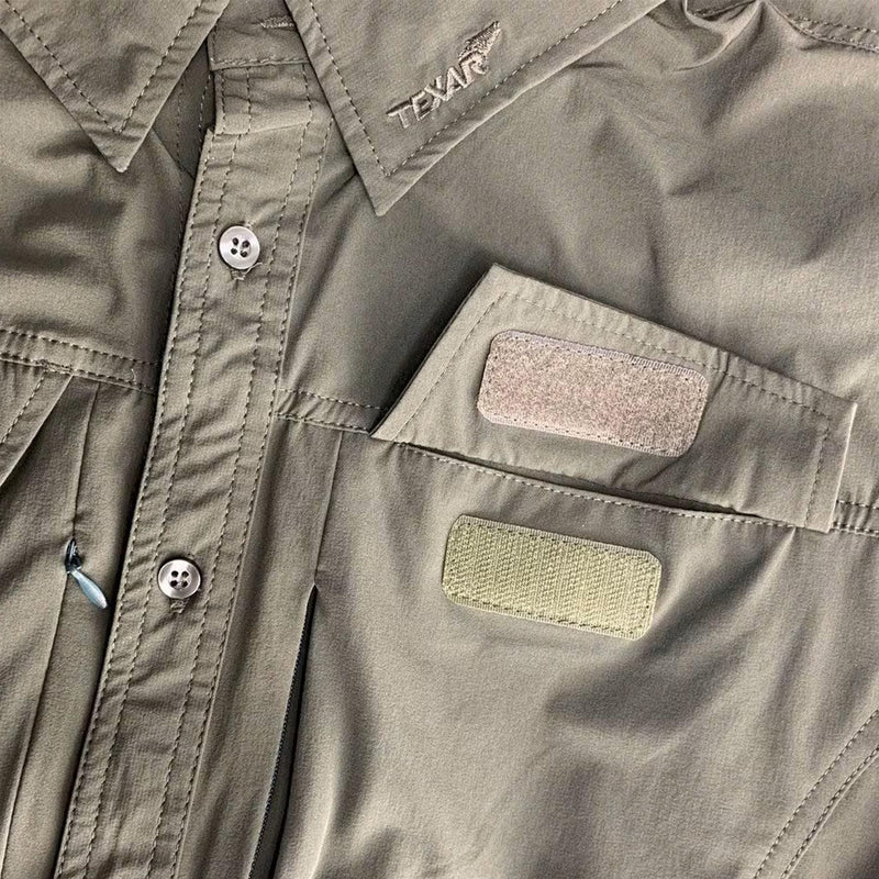 Camicia militare a maniche lunghe texar Slip Dureble Classic Shirts Classic Army